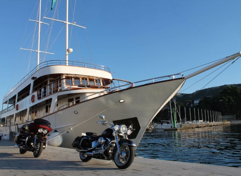 Mit dem Motorrad auf Kreuzfahrt in Kroatien